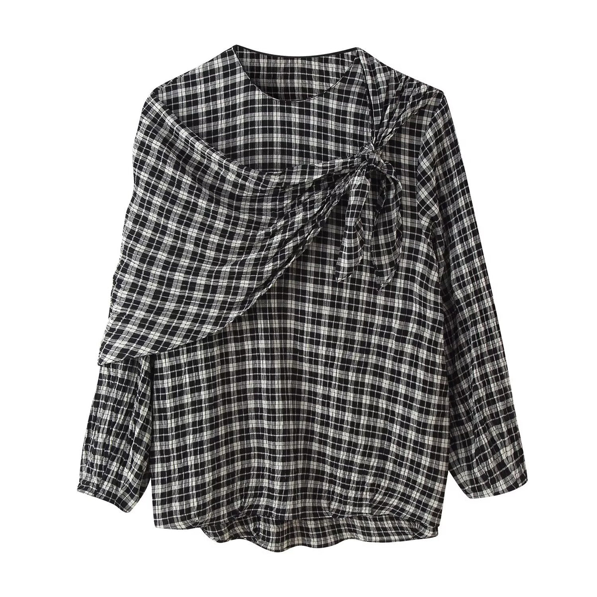 Women's Plaid Long-Sleeve Shirt