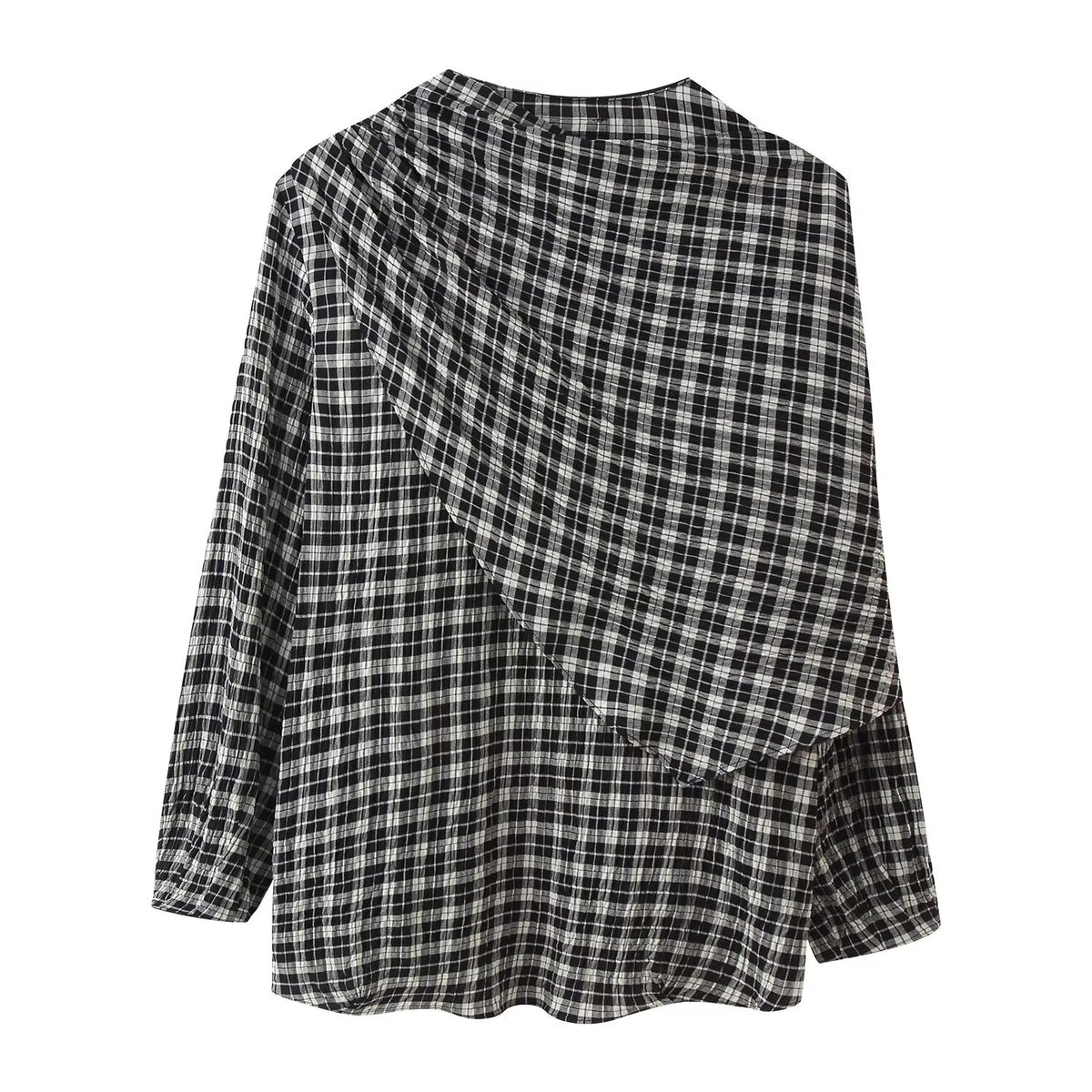 Women's Plaid Long-Sleeve Shirt