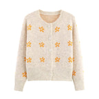 Women's Jacquard Knit Top & Skirt Two-Piece Set