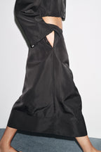 Women's Simple Collared Short Jacket and Skirt Two-Piece Set