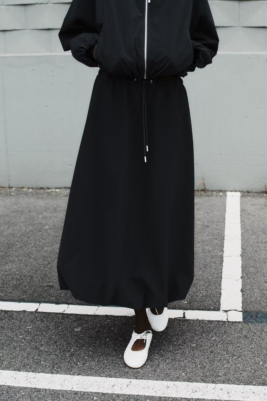 Women's Autumn Balloon Elastic Waist Skirt