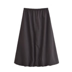 Women's Autumn Balloon Elastic Waist Skirt