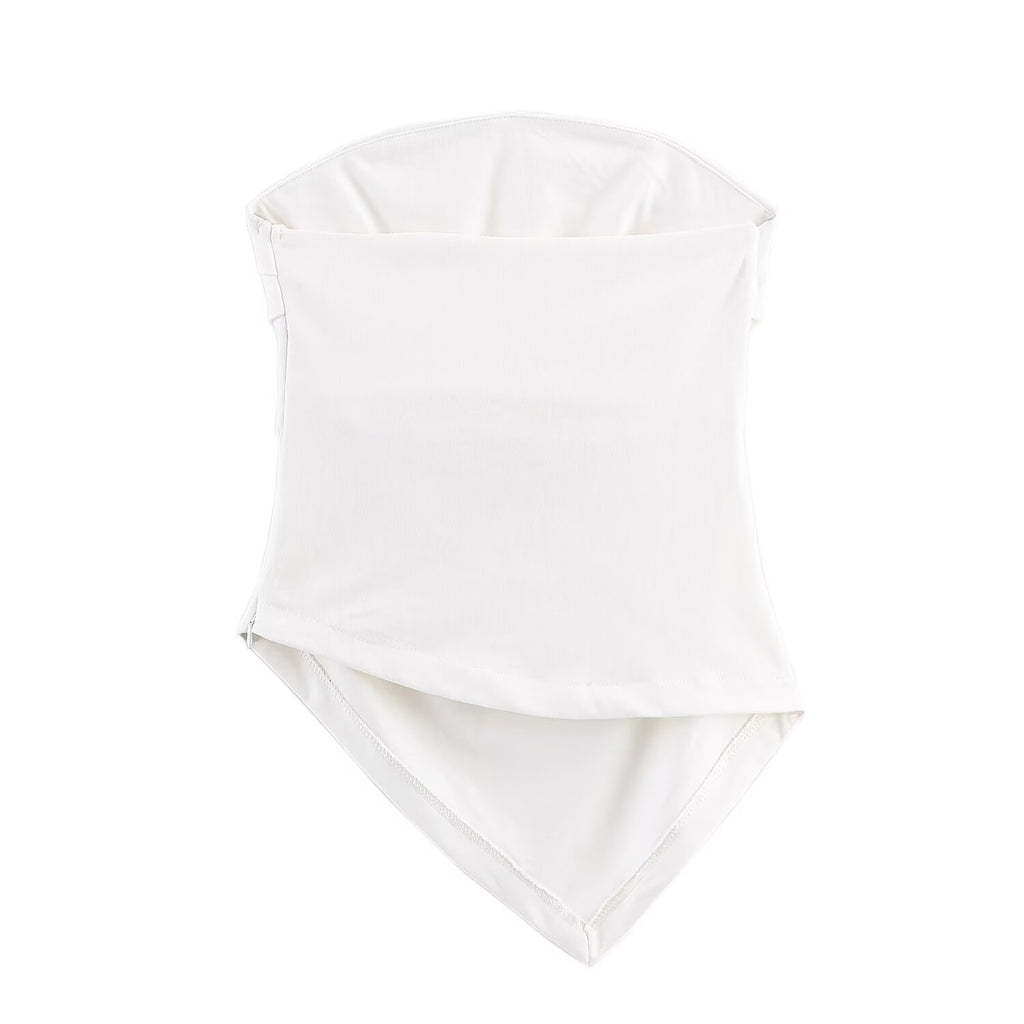 Internet Asymmetric Tube Top
