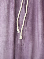 Women's Western Linen Tie Dyed Long Shirt Dress