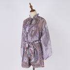 Spring And Autumn Long-Sleeve Short Sets