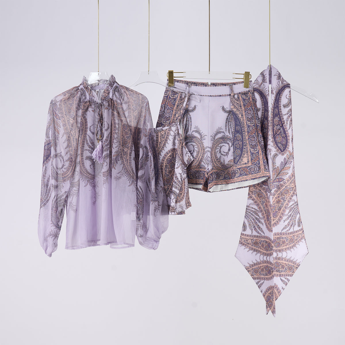 Spring And Autumn Long-Sleeve Short Sets