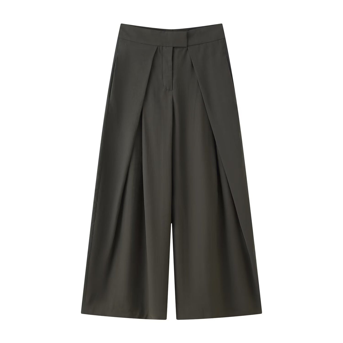 Women's Fall Belt Coat Trousers Sets