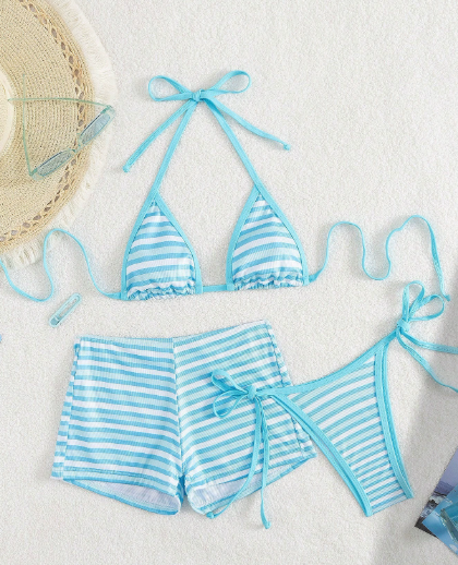 Sky-blue stripes