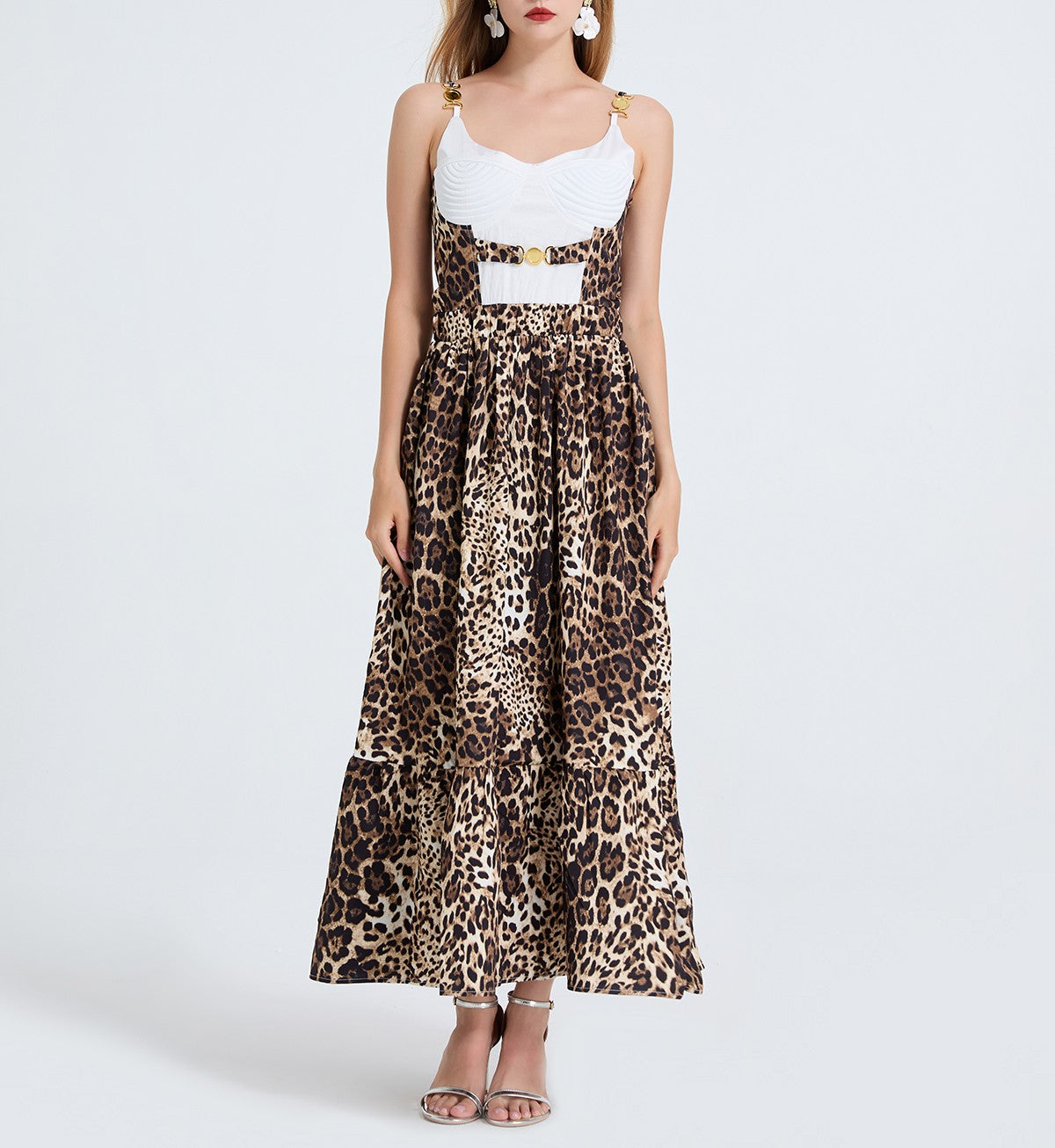 Women's 's Strapless Wide-Sleeve Dress