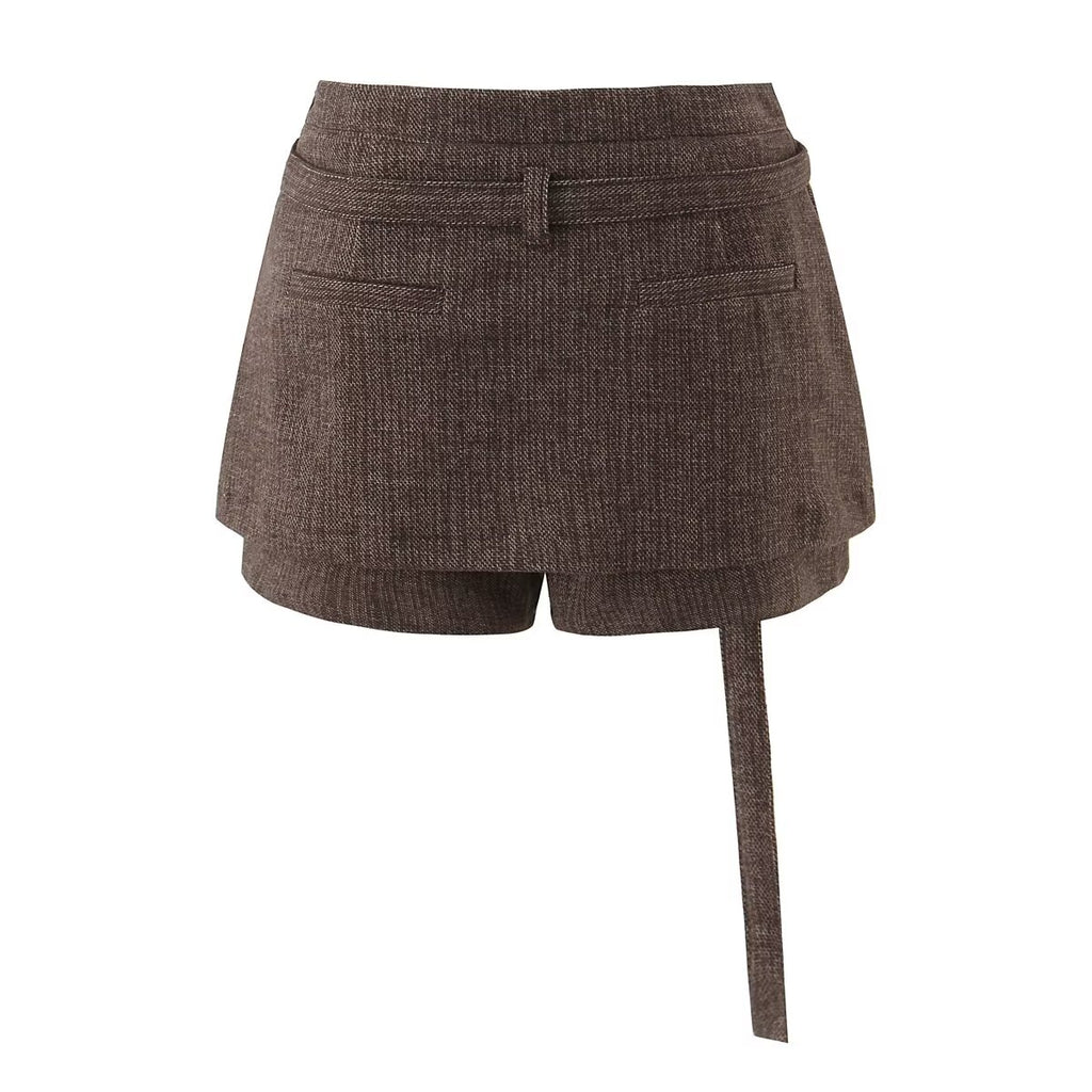 Retro Wool Pantskirt