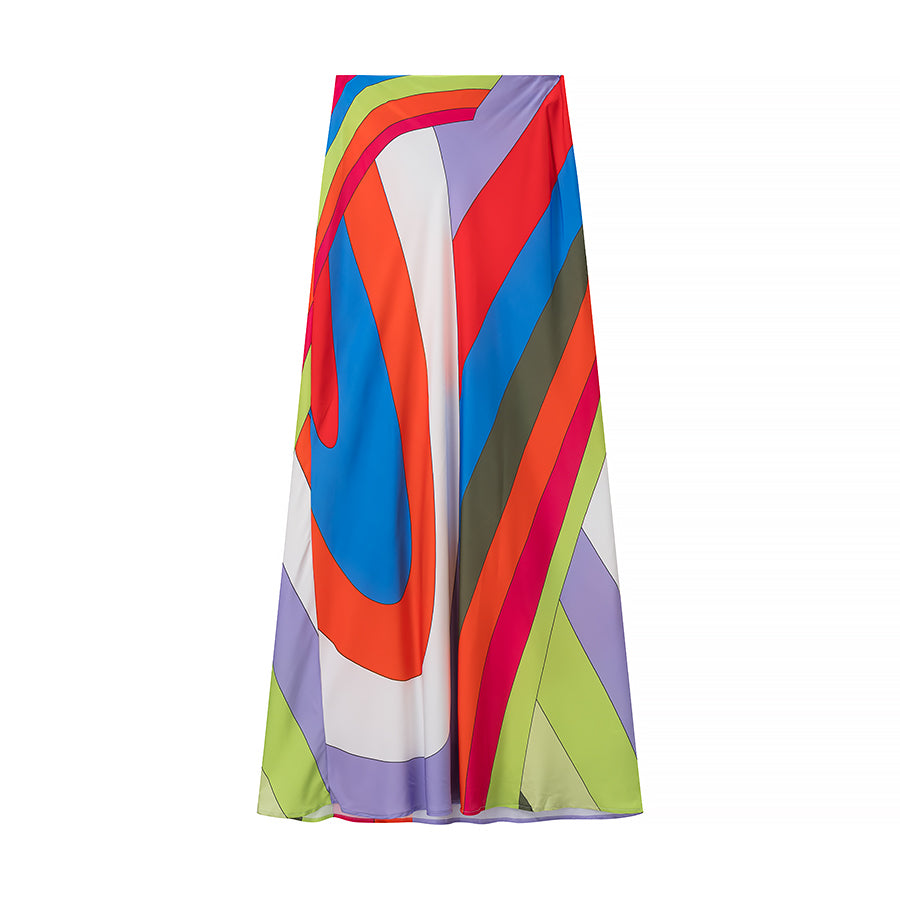Rainbow Stripe Skirt
