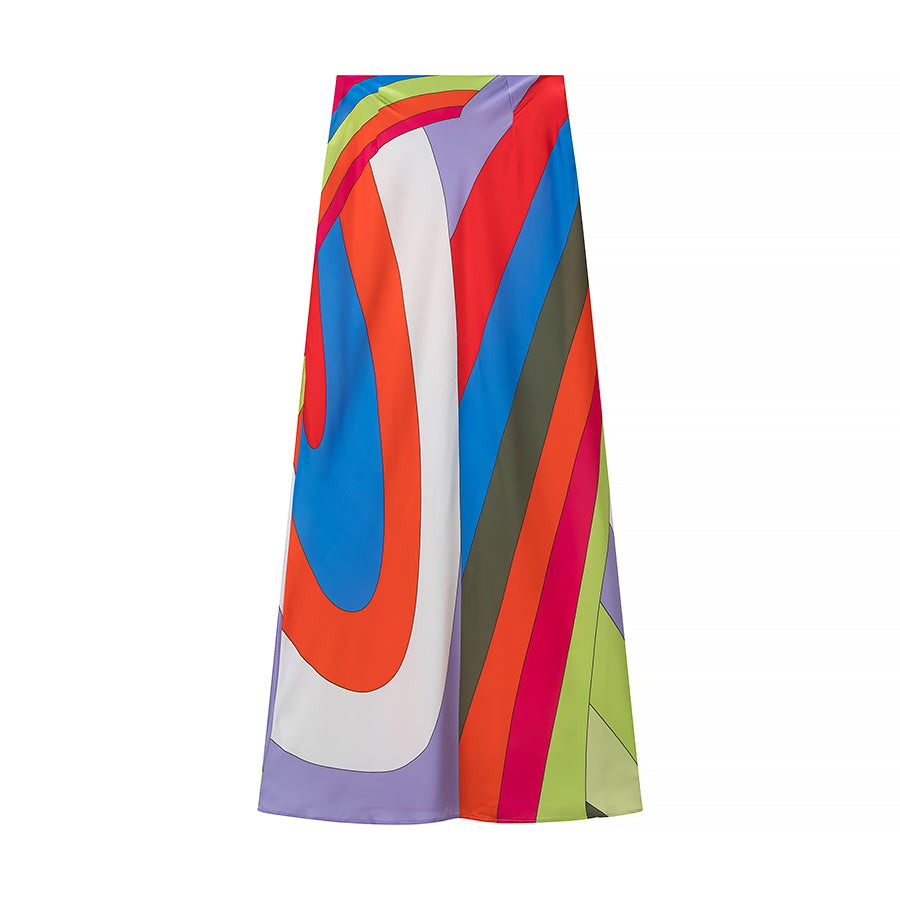 Rainbow Stripe Skirt