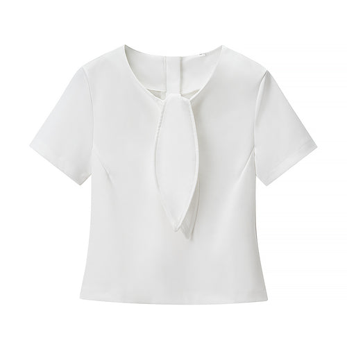 Women's Pleated Top And Skirt Two-Piece Set