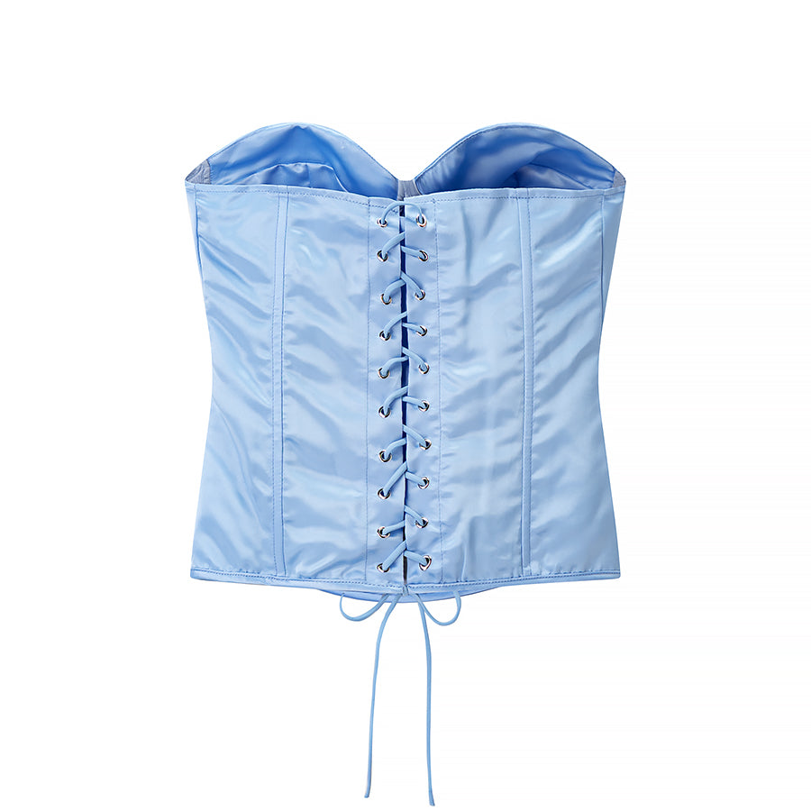 's Court Corset Girdle Tube Top Waist Girdling Belly Contraction
