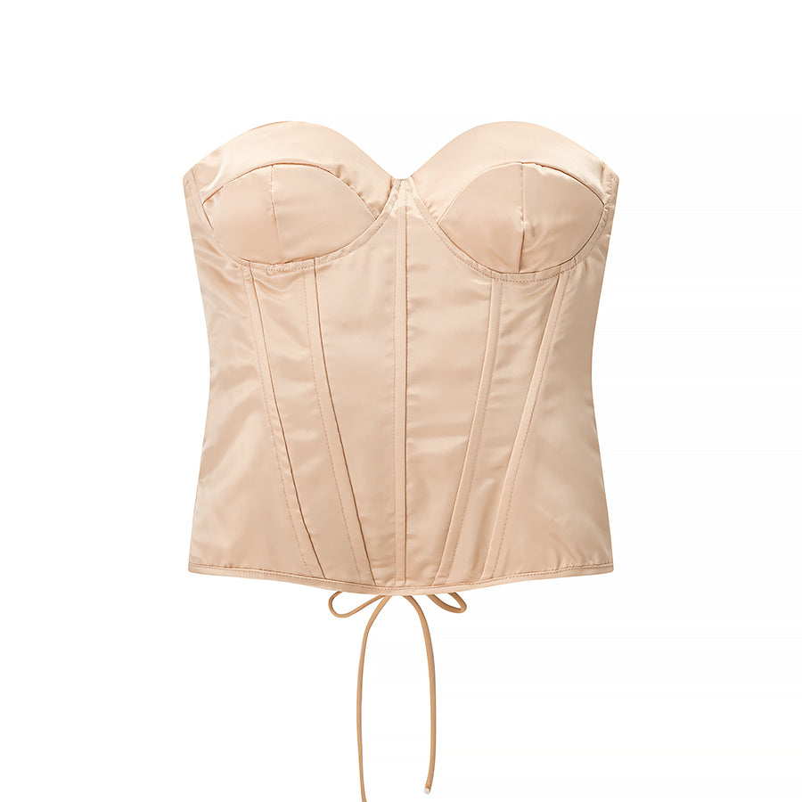 's Court Corset Girdle Tube Top Waist Girdling Belly Contraction