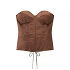 's Court Corset Girdle Tube Top Waist Girdling Belly Contraction