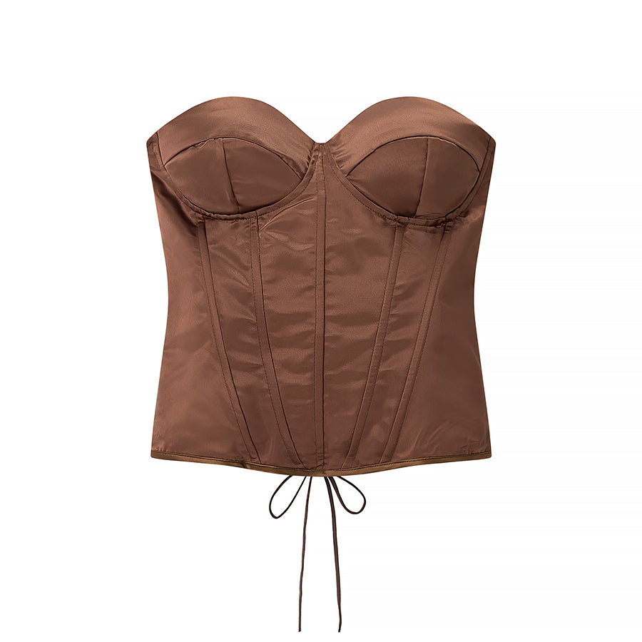 's Court Corset Girdle Tube Top Waist Girdling Belly Contraction
