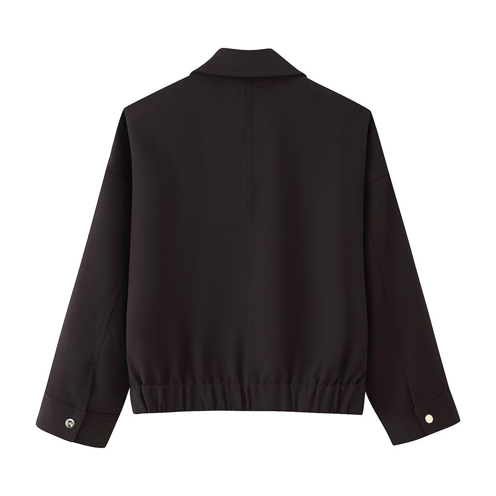 Women's Pocket Decoration Jacket