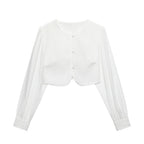 Women's Street Short Curved Hem Shacket