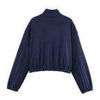 Women's Autumn Design Long Sleeve Top Wide Leg Show Elegant Pants Sets