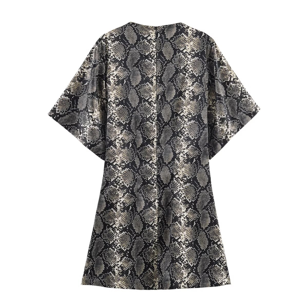 Popular French Animal Print Mini Dress