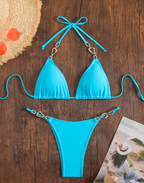 Diamond Solid Bikini Swimwear