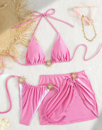 Three Skirt Bikini Swimwear