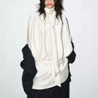 Women's Scarf Trim Short Dress