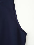 Women's Crew-Neck Color-Block Fringe Maxi Dress