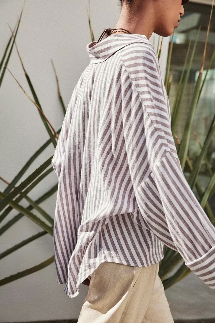 Women's Blended Wide Sleeve Shirt
