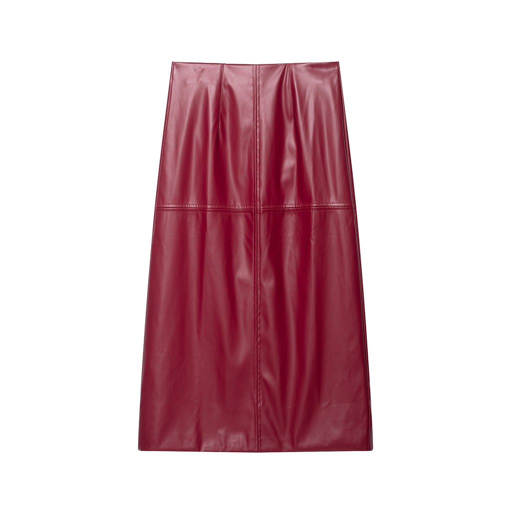 Red overskirt