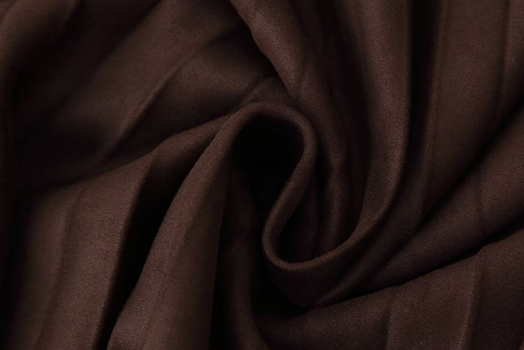 Women's With Belt Suede Effect Pleated Skirt