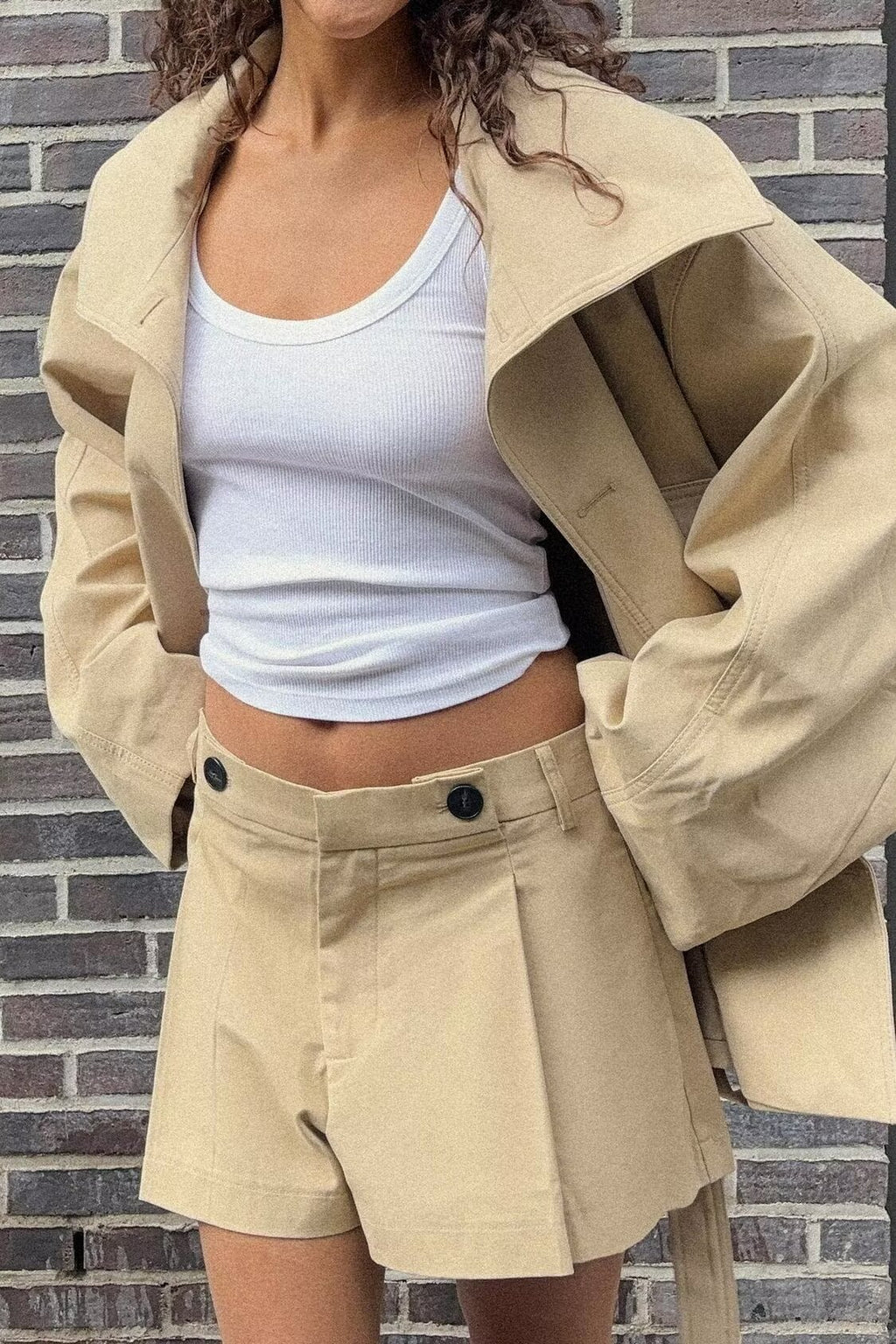 Women's Belted Trench Coat
