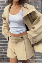 Women's Belted Trench Coat