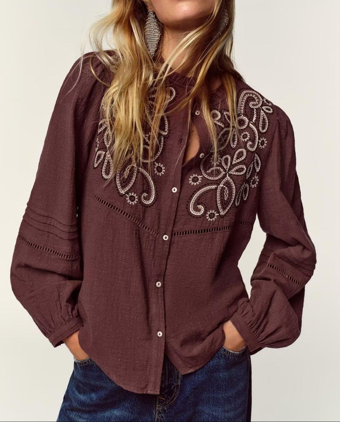 Women's Embroidered Shirt