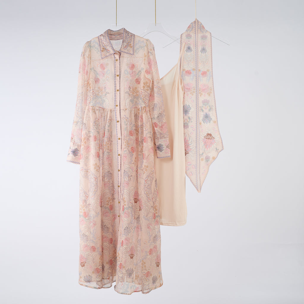 Printed Two-Piece Maxi Set