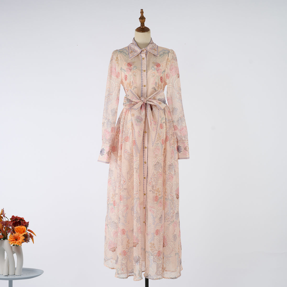 Printed Two-Piece Maxi Set