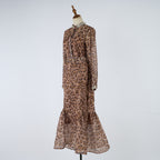 Women's Printed Three-Piece Skirt Set