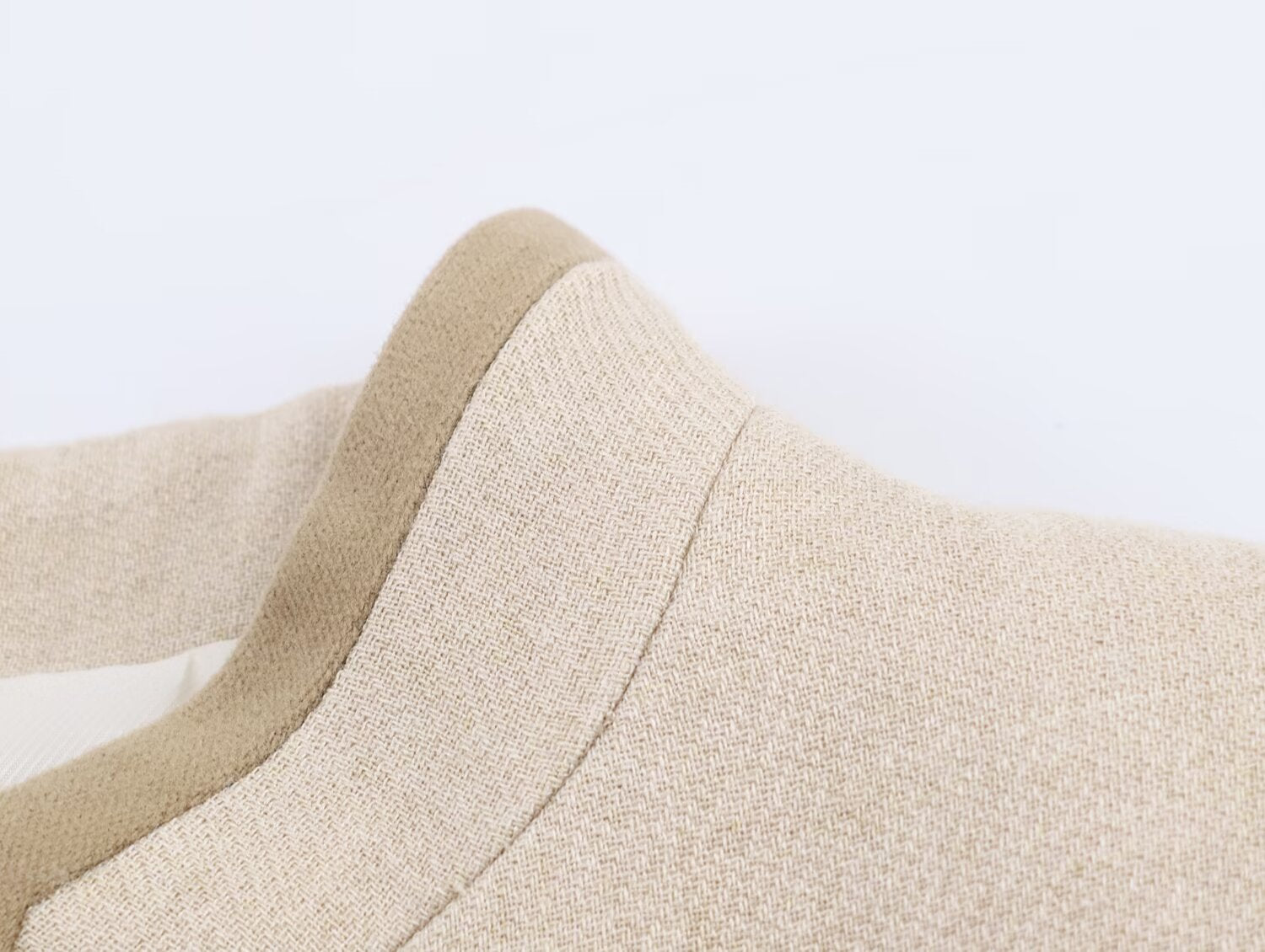 Women's Padded-Shoulder Knot-Button Top