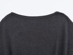 Belted Short-Sleeve Knit A-Line Midi Dress
