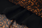 Women's Lightly Mature Animal Print Midi Strap Dress