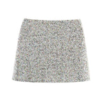 Women's Autumn Design Long Sleeve Top and Skirt Two-Piece Set