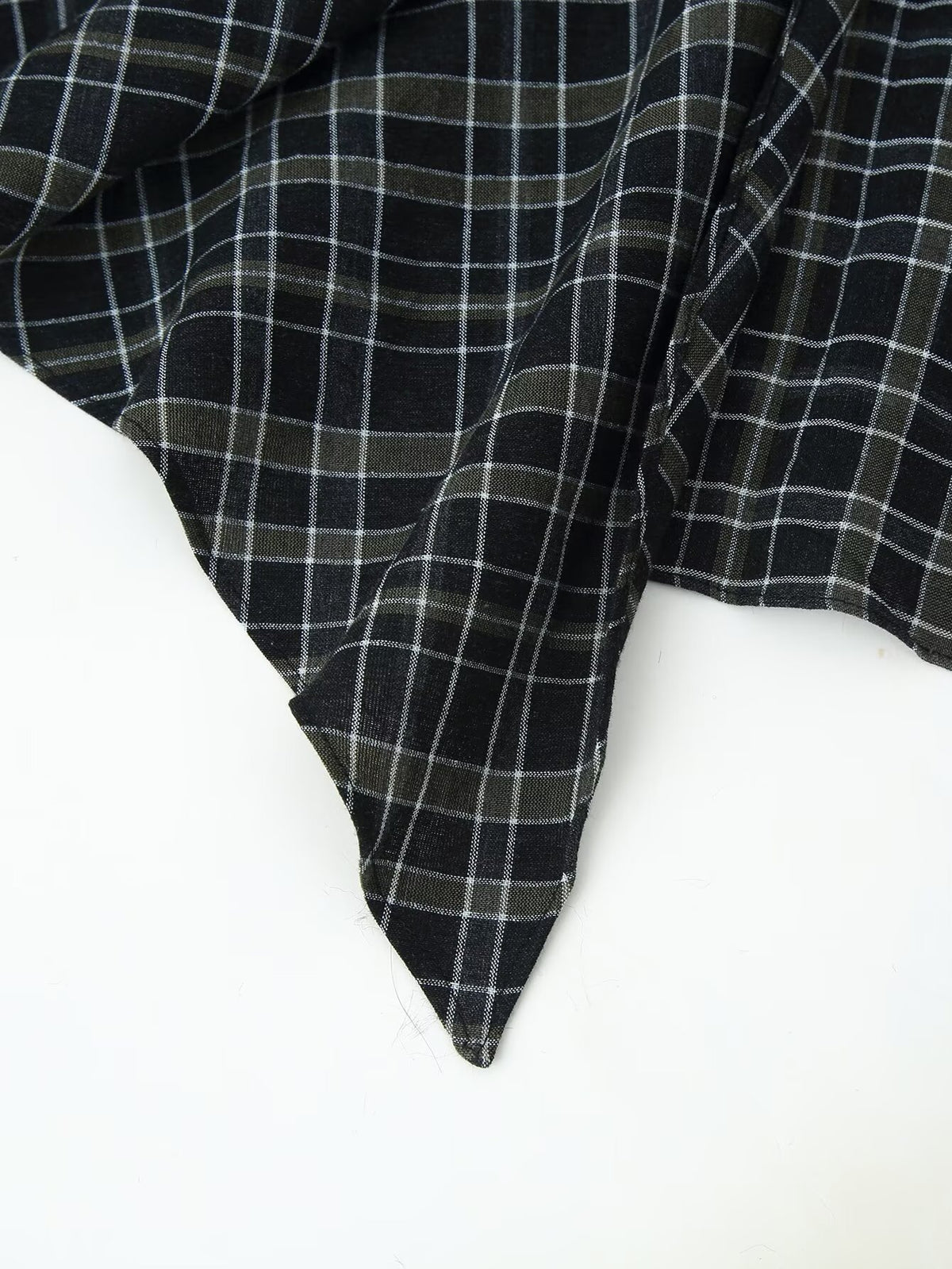 Pleated Plaid Dress