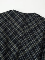 Pleated Plaid Dress