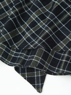 Pleated Plaid Dress