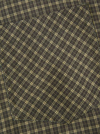 Women's Autumn Lazy Wind Loose Padded Shoulder Long Sleeve Plaid Shirt