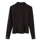 Women's Slim Crepe Shirt Bell Bottom Pants Sets