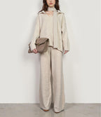 Women's Autumn Winter Lazy Relaxed Feeling Knitted Sweater Set