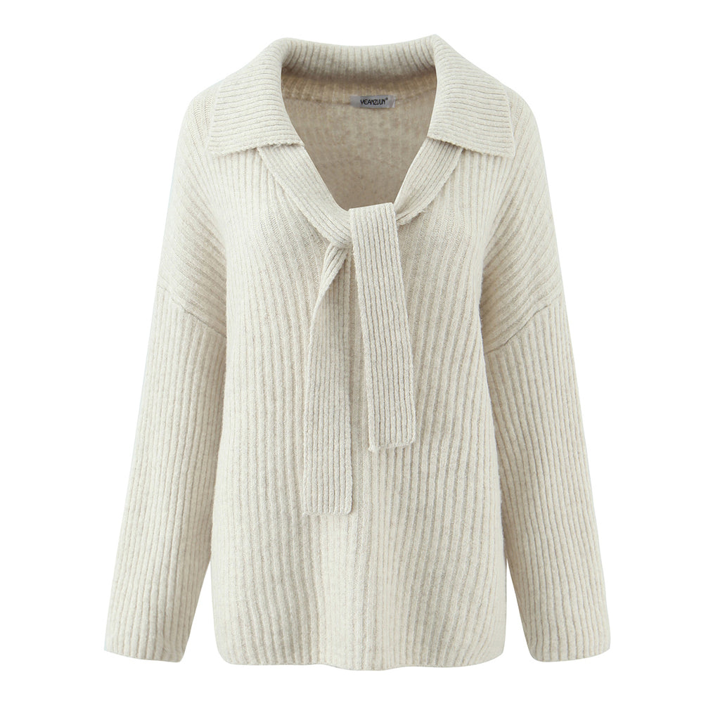 Women's Autumn Winter Lazy Relaxed Feeling Knitted Sweater Set
