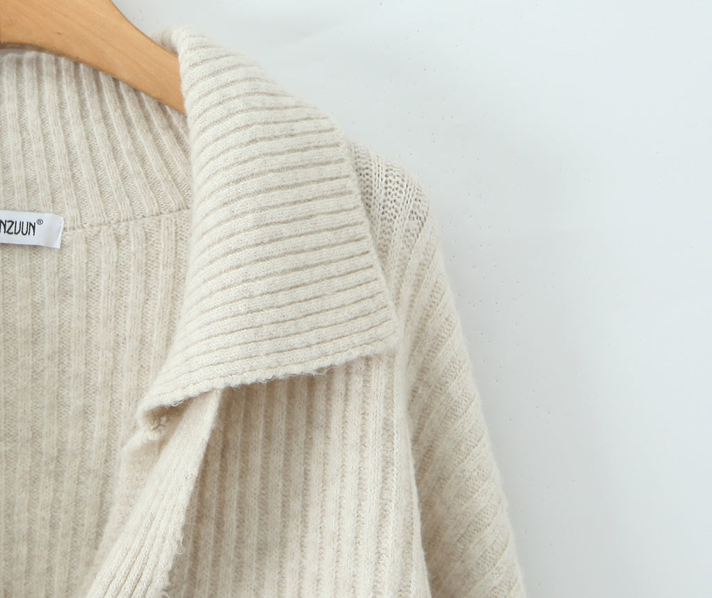 Women's Autumn Winter Lazy Relaxed Feeling Knitted Sweater Set